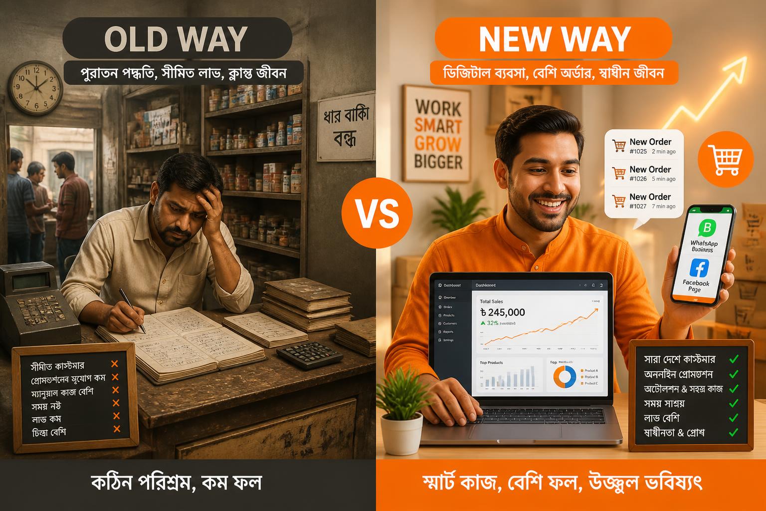 এনালগ ব্যবসা বনাম ডিজিটাল ব্যবসার তুলনা